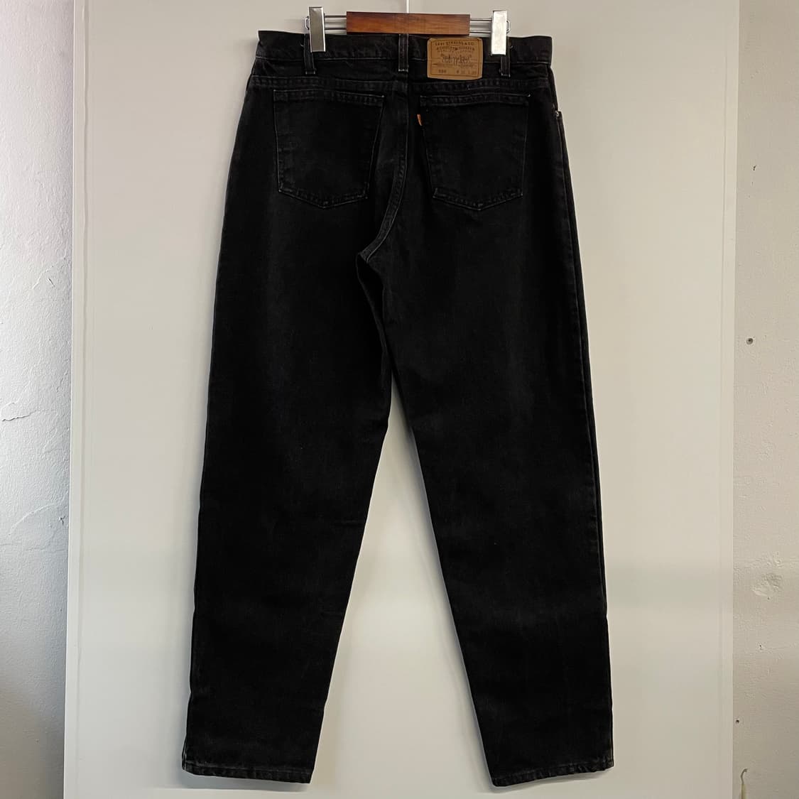 90s 리바이스 550 흑청 데님팬츠 USA 상품이미지6