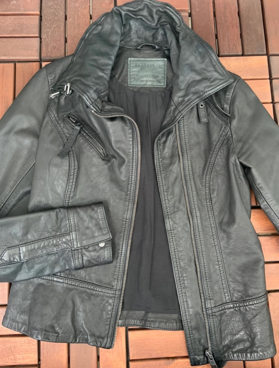 All saints leather jacket 44 상품이미지1