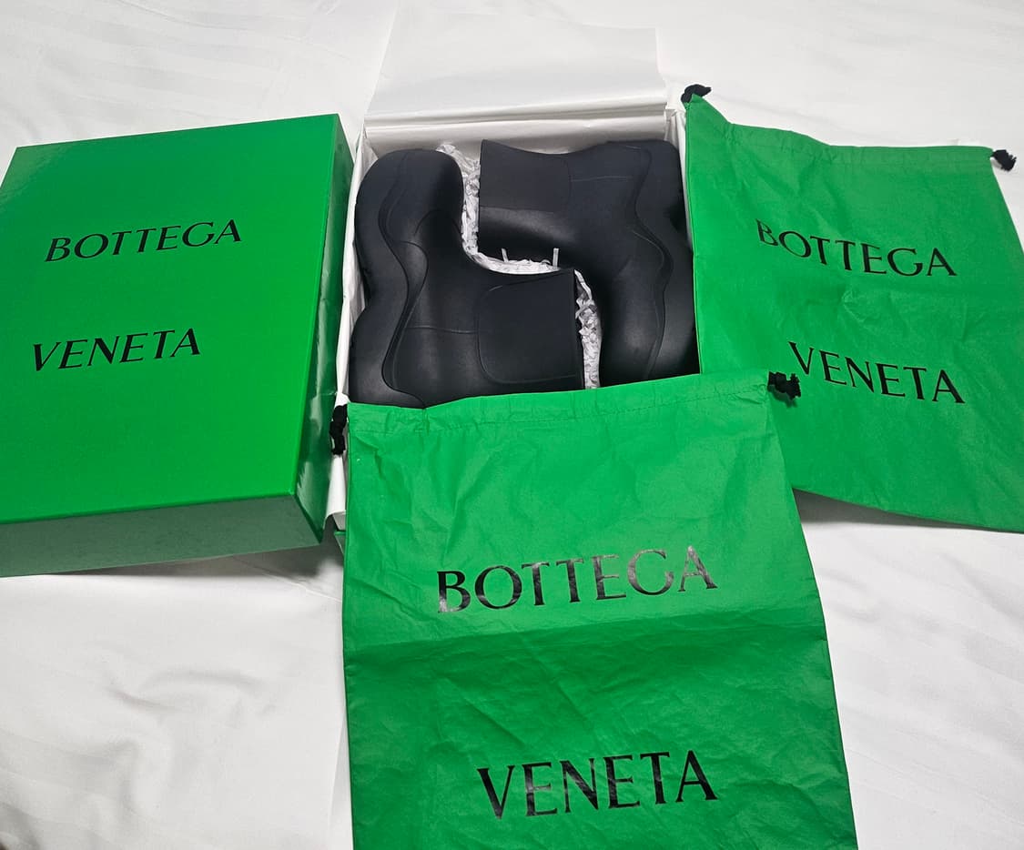 보테가베네타 퍼들부츠 블랙 (44) 새상품 정품  상품이미지2