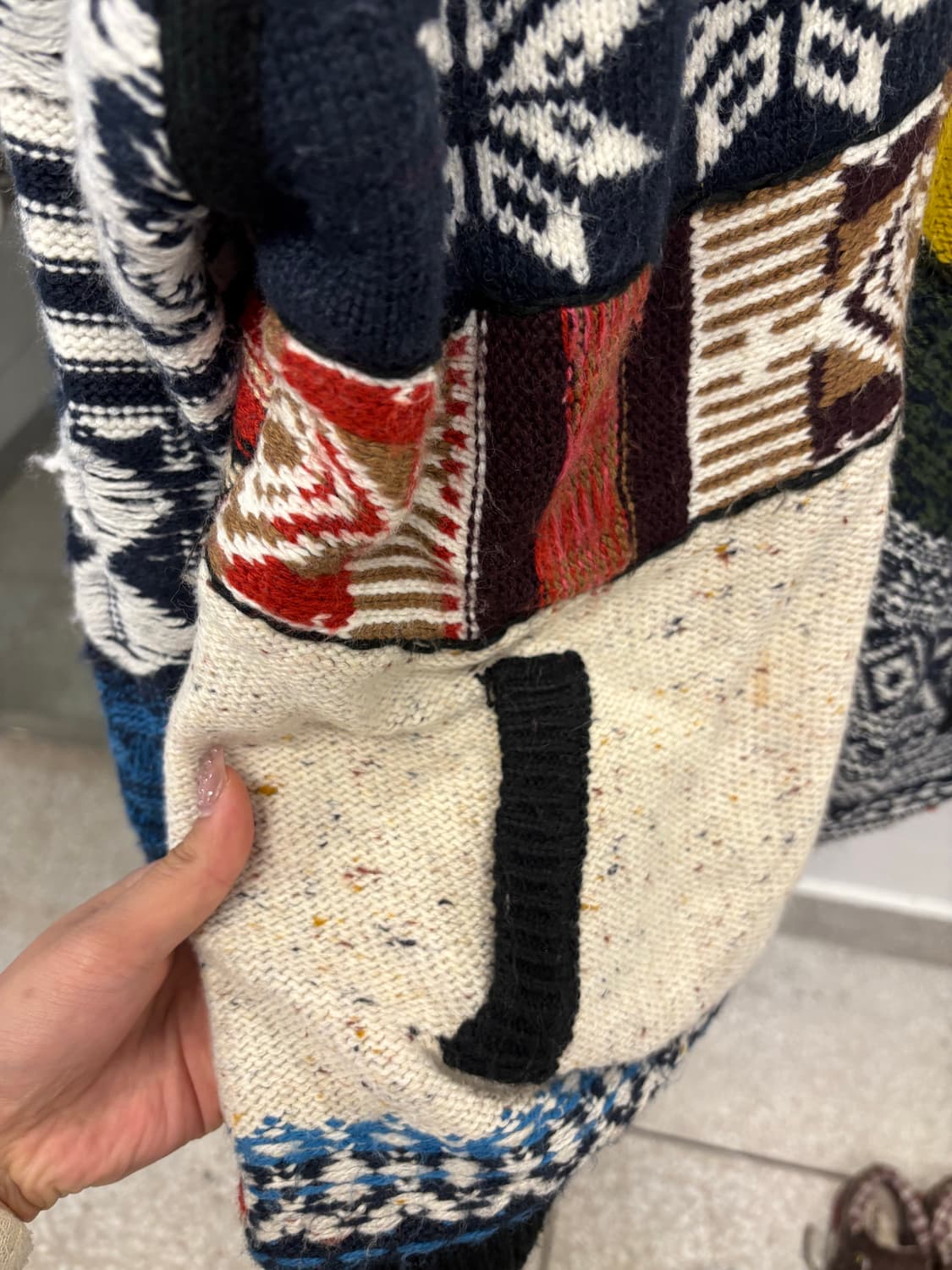 Desigual x Yes knit zip up 상품이미지3