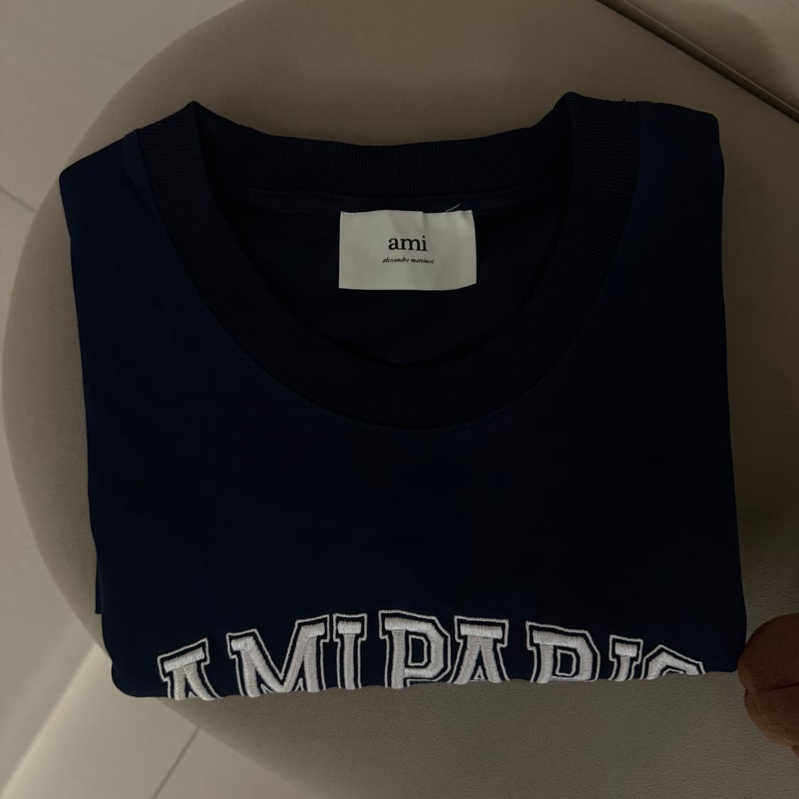 아미 파리 프랑스 티셔츠 노틱 블루 XL 상품이미지2