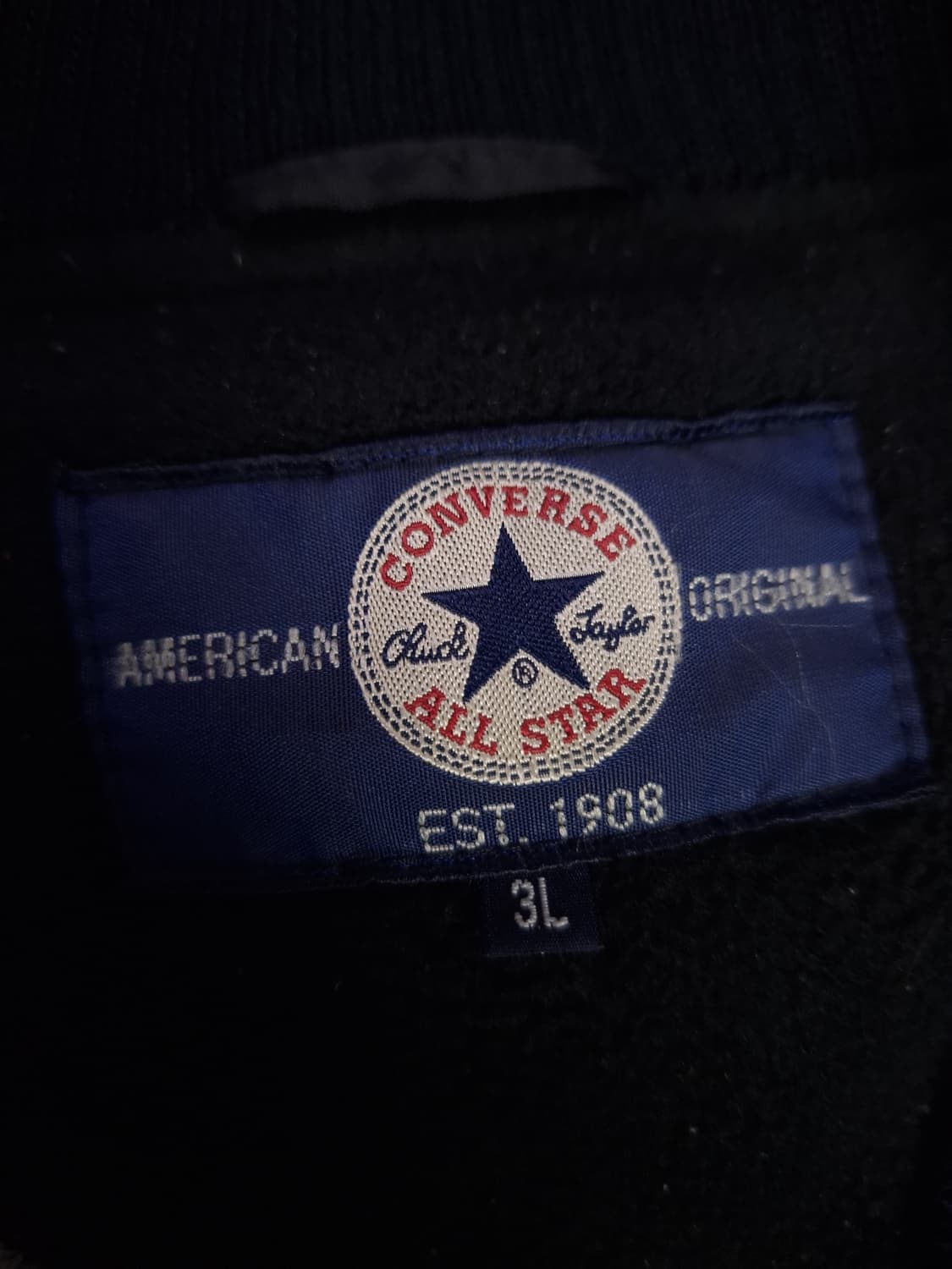 오리지날 90's 일본판 컨버스 자수로고 후리스 자켓 상품이미지6