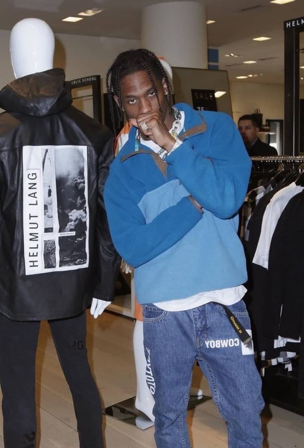 (L) 파타고니아 라이트 블루 신칠라 트래비스 스캇 상품이미지1