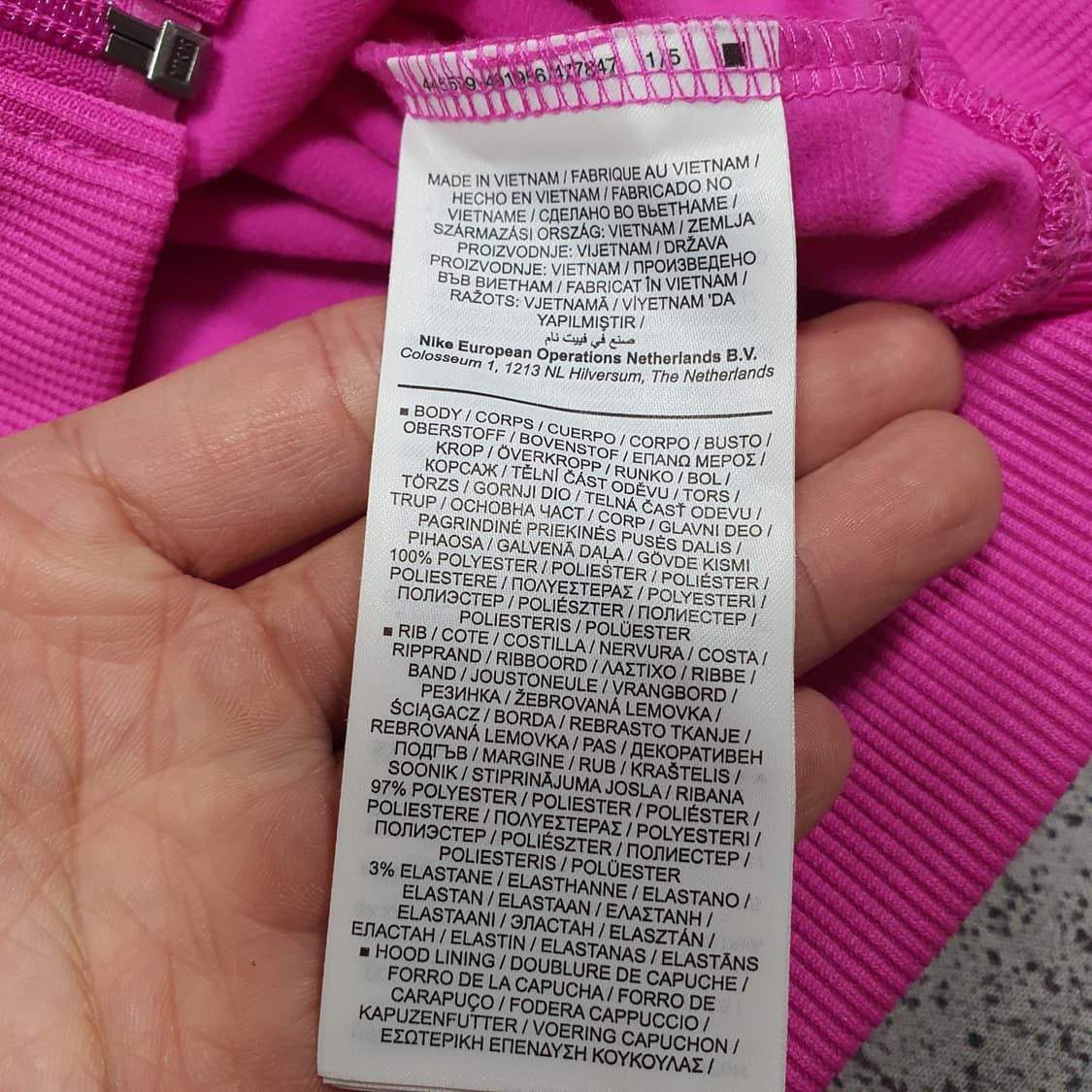 ✨ (바배) 나이키 핑크 크롭 후드 집업  상품이미지4
