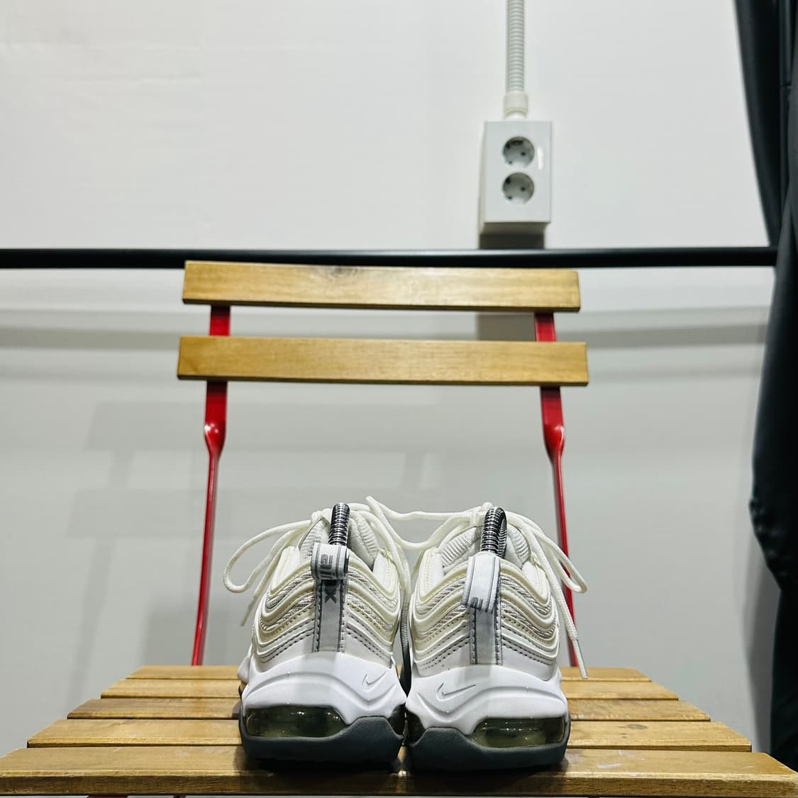 225) 나이키 골프화 여성 여자 골프화 에어맥스 97 화이트 상품이미지4