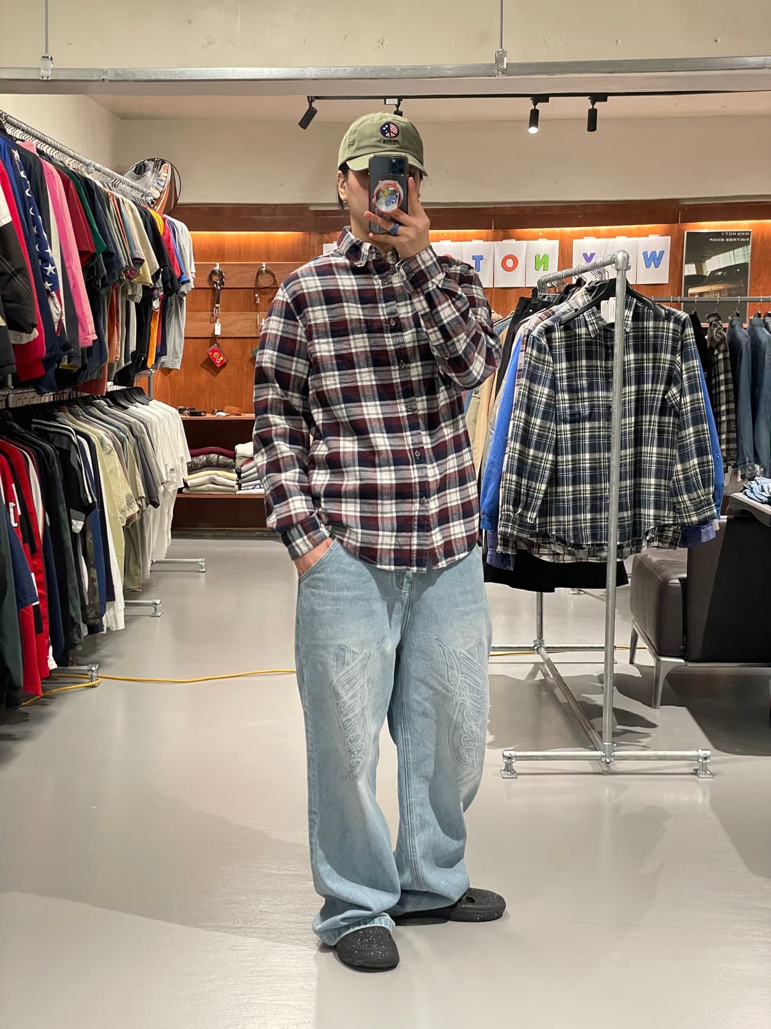 빈티지 플란넬 셔츠 상품이미지2