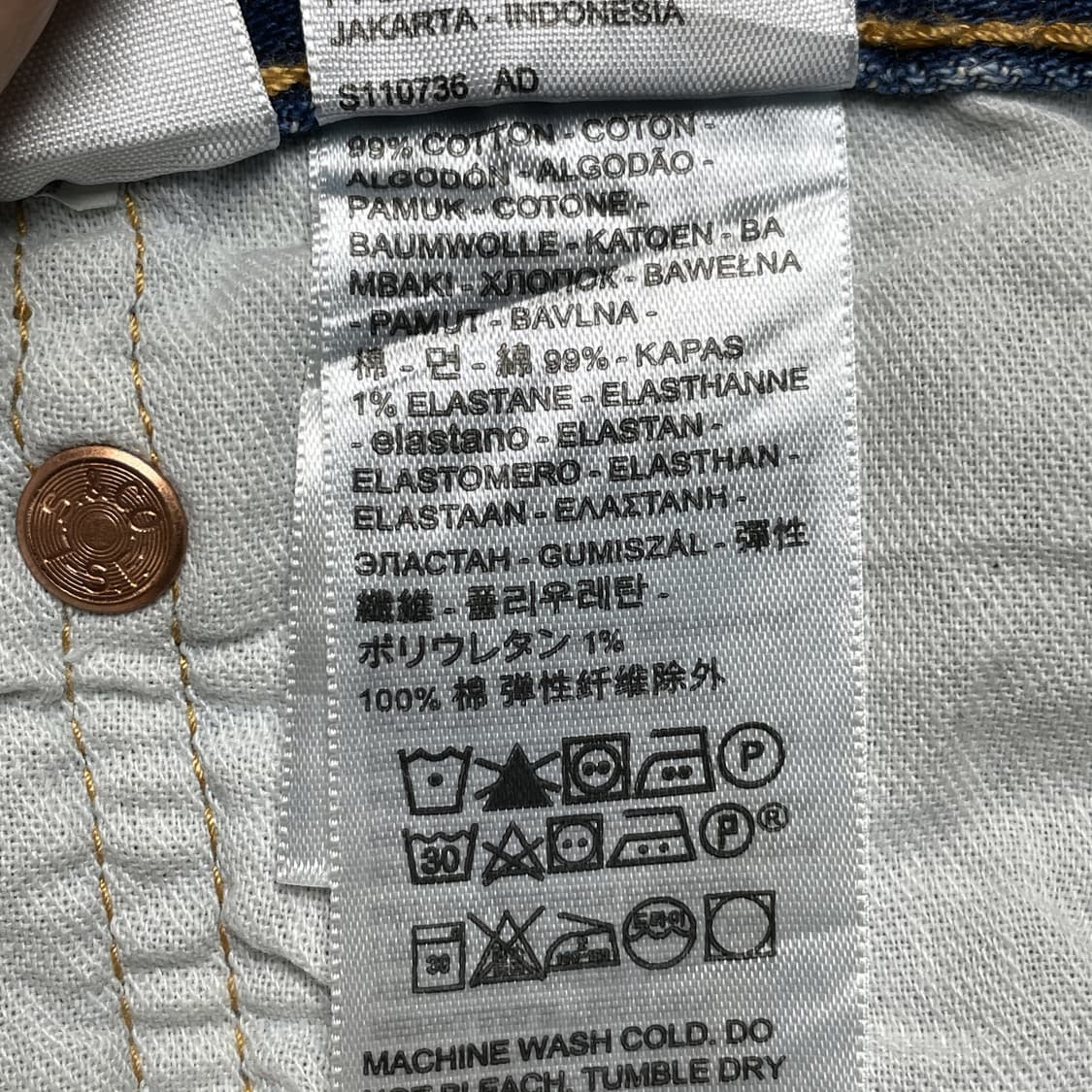 LEVI'S 리바이스501 빈티지 데님 하프팬츠 A01232 상품이미지10