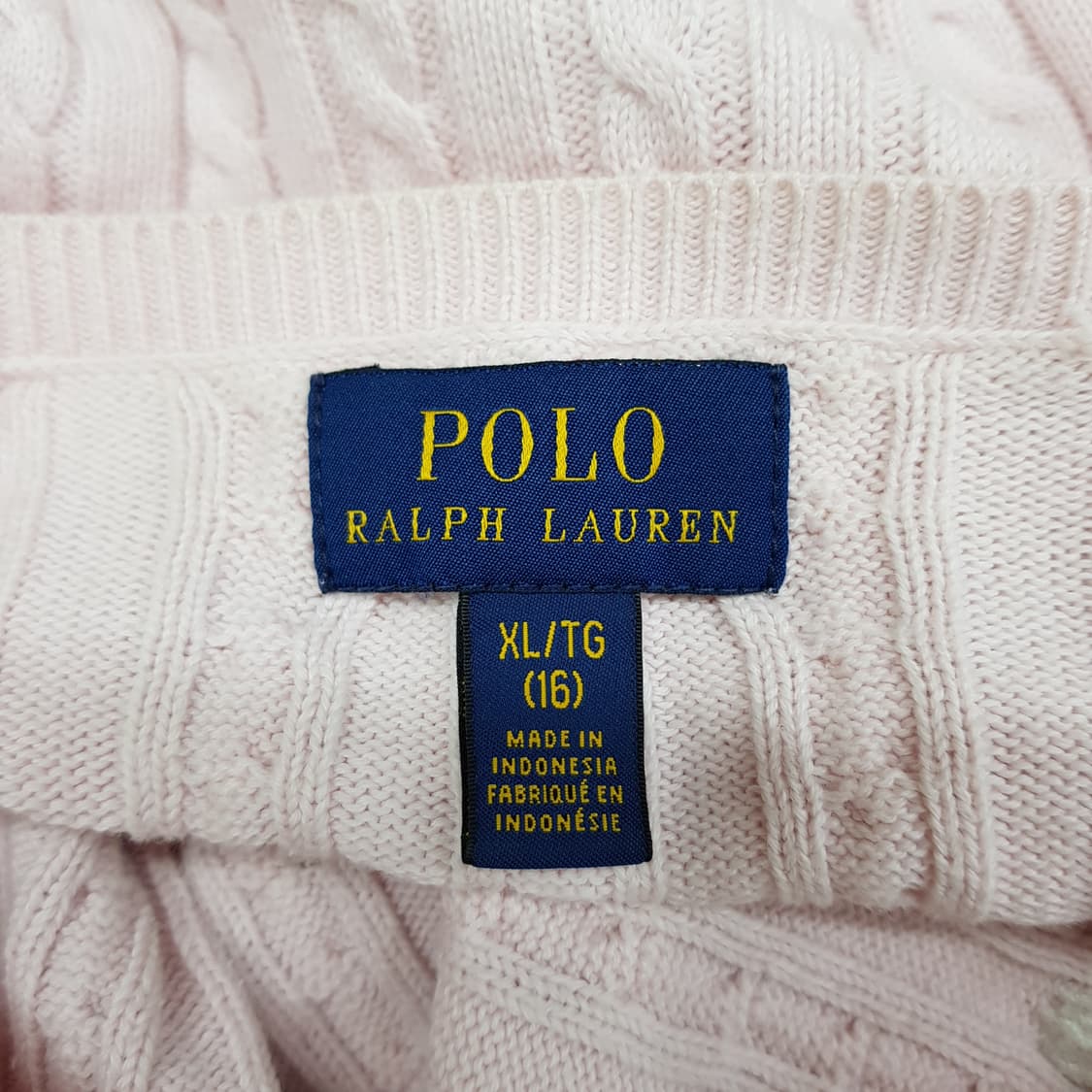 랄프로렌 케이블 니트 가디건 걸즈XL사이즈 상품이미지5