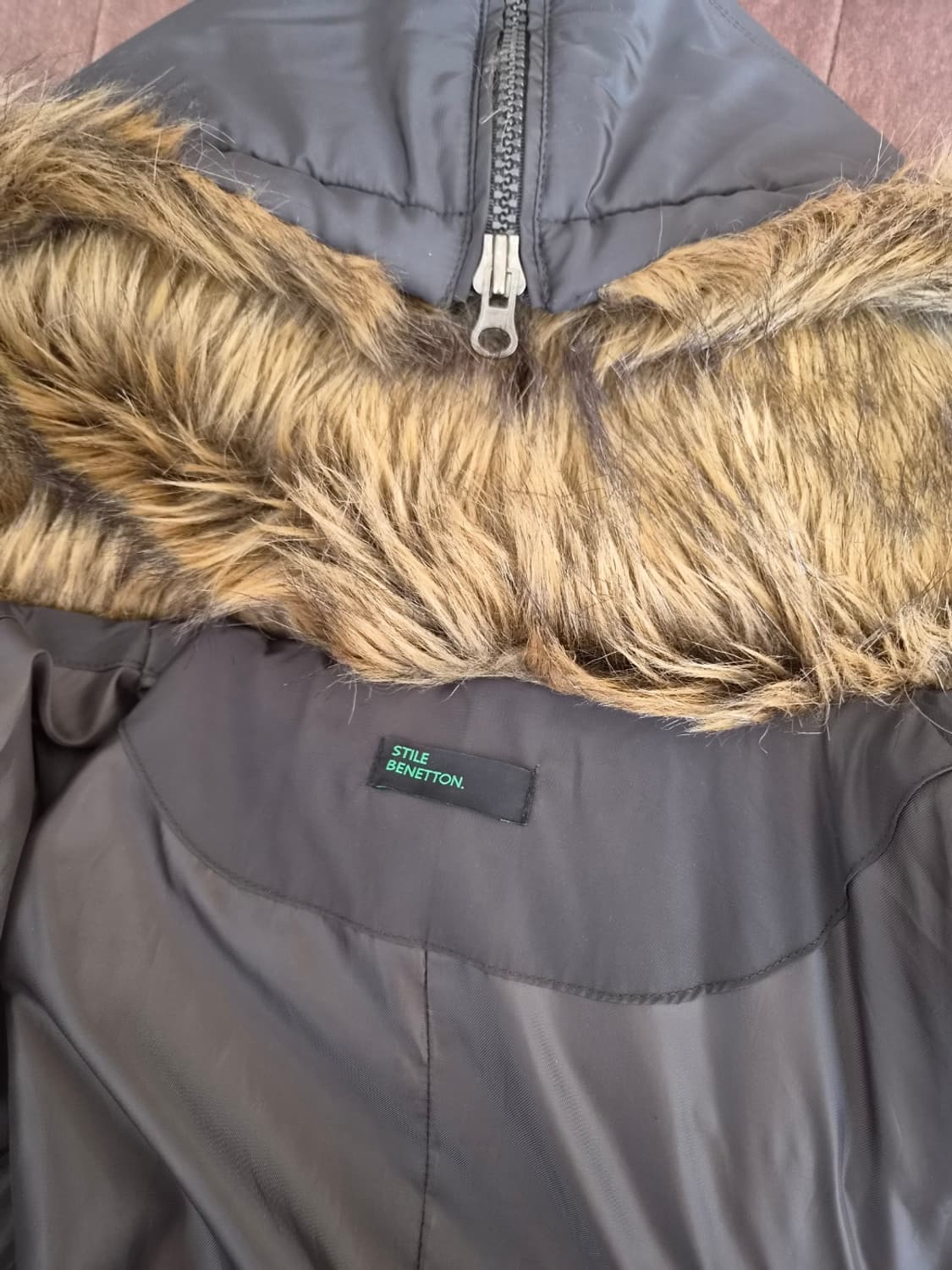 베네통 여성 덕다운롱패딩 44사이즈 상품이미지6