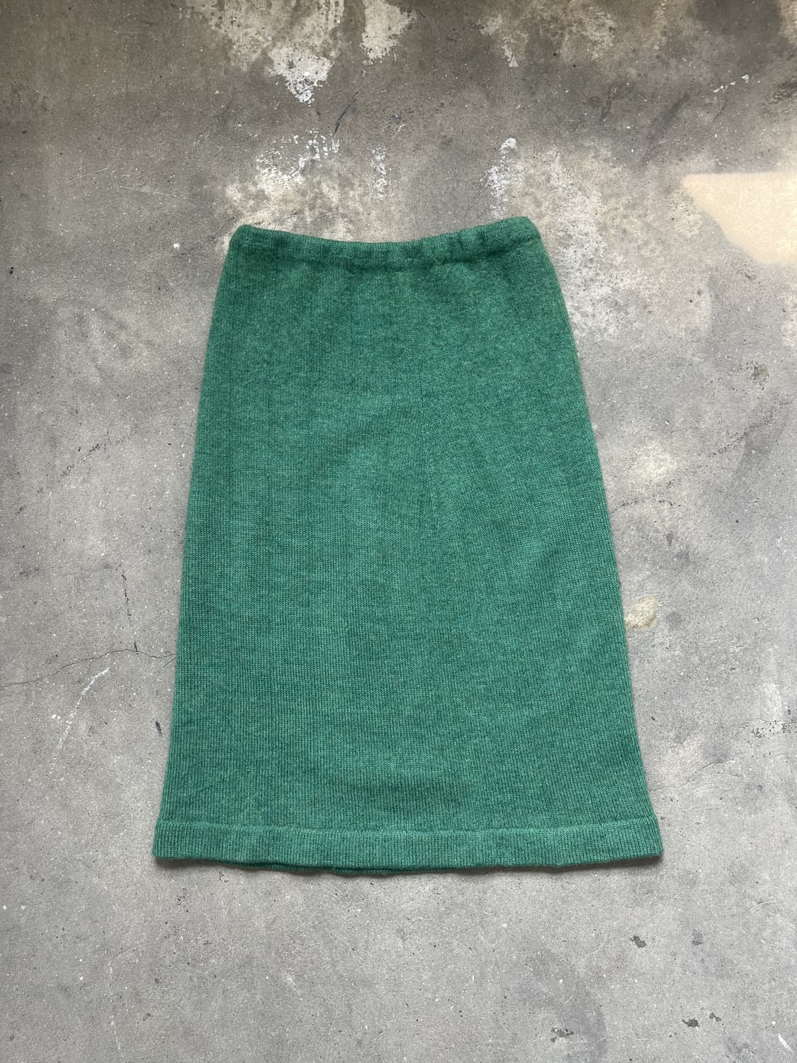 Vintage 그린컬러 니트 스커트  상품이미지1