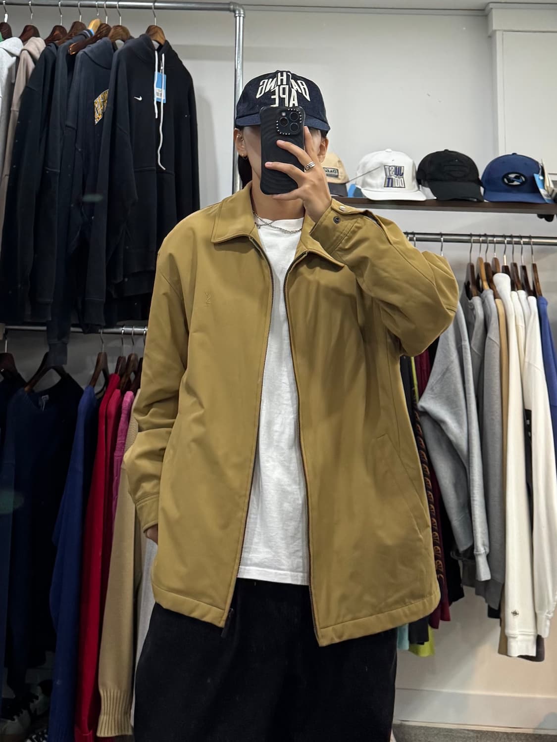 90s 입생로랑 블루종 자켓 상품이미지7