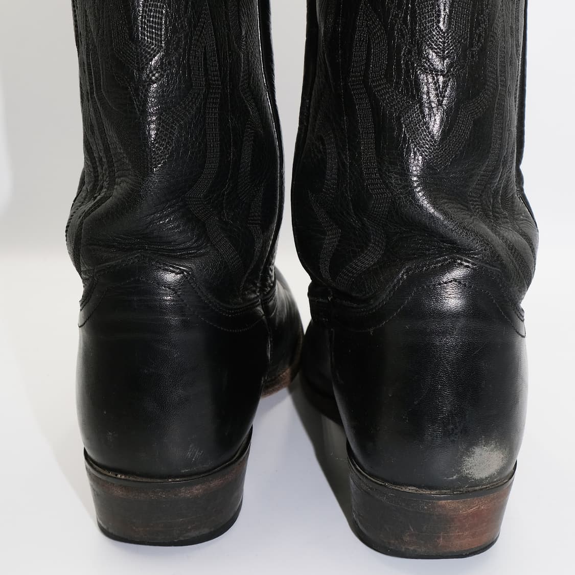 빈티지 저스틴 웨스턴 레더 부츠 10.5D(285)사이즈 BT28504 상품이미지8