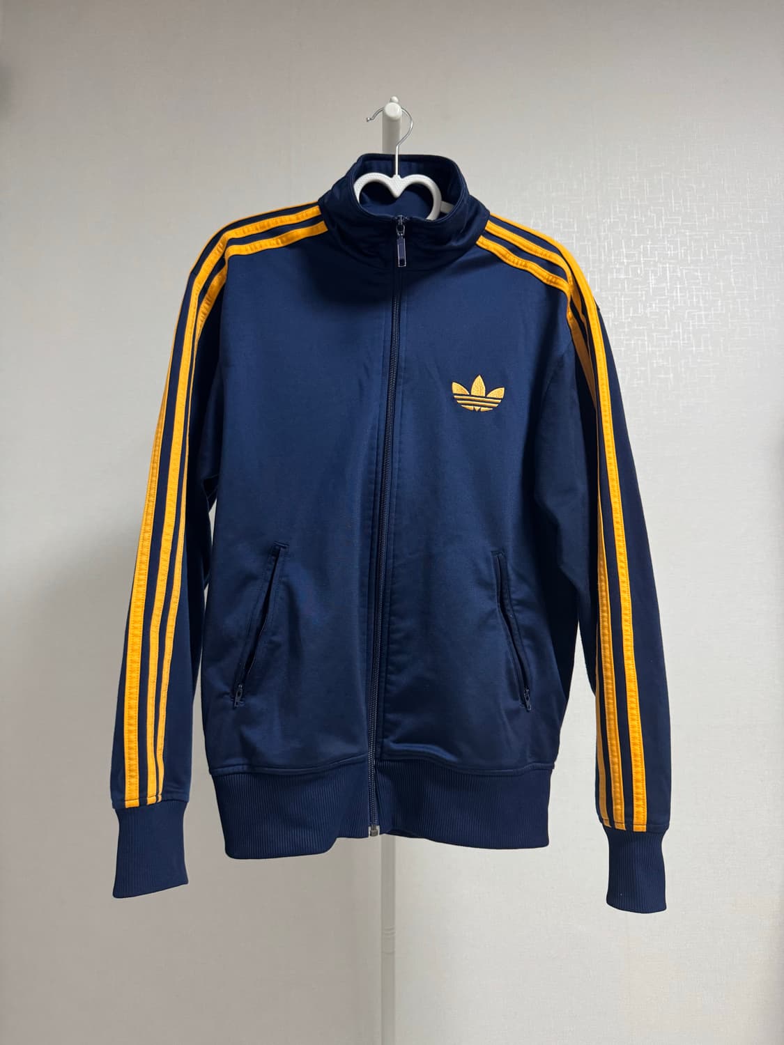 아디다스 파이어버드 네이비 옐로우 트랙탑 95 상품이미지1