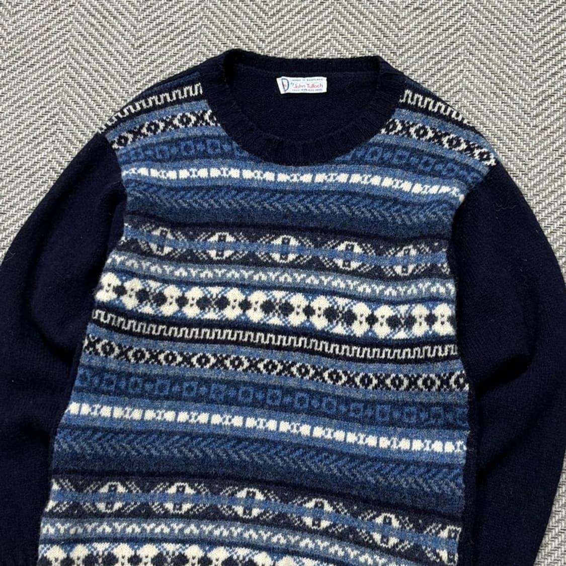 존툴록 페어아일패턴 울 니트 v1983 상품이미지3