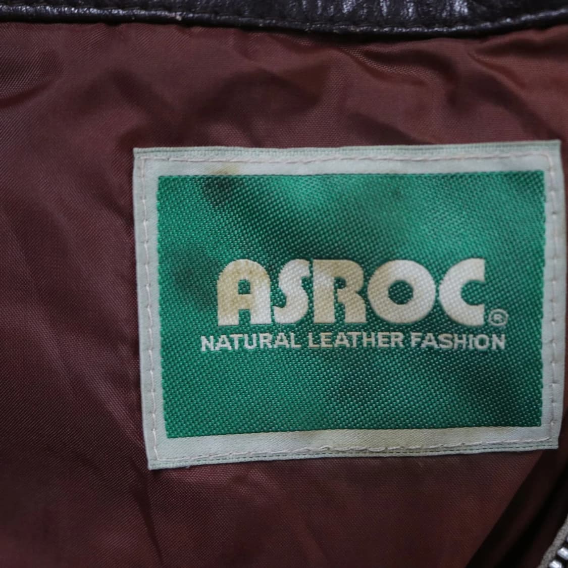 90'S ASROC 빈티지 브라운 소가죽자켓 60436 상품이미지10