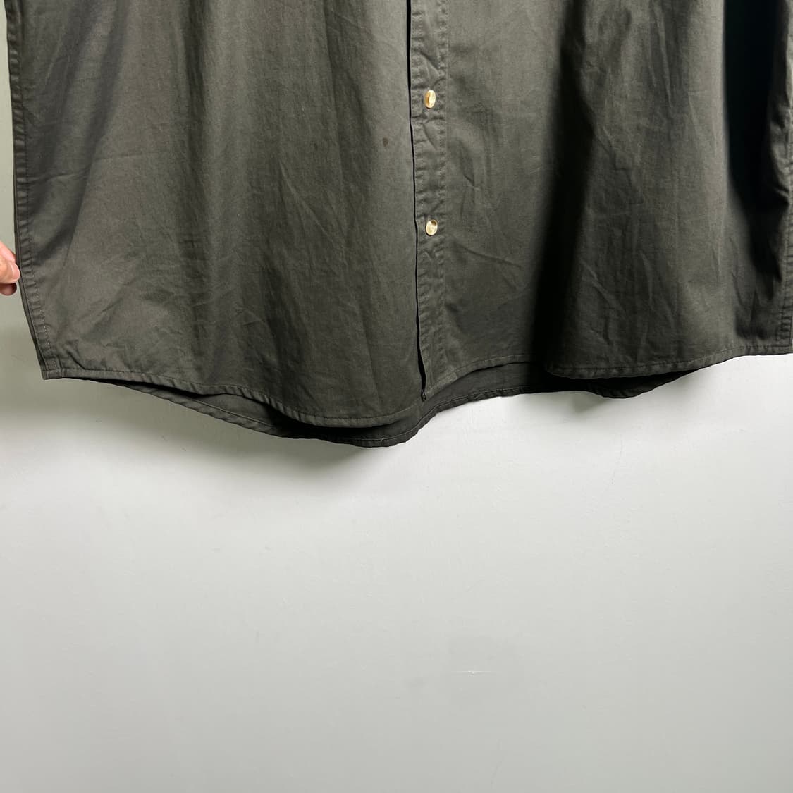 Carhartt 칼하트 카키 반팔 워크 셔츠 XL 상품이미지6