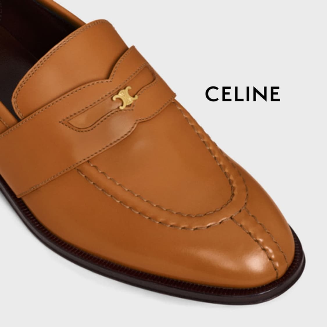 셀린느 말라케 로퍼 37사이즈 브라운  상품이미지1