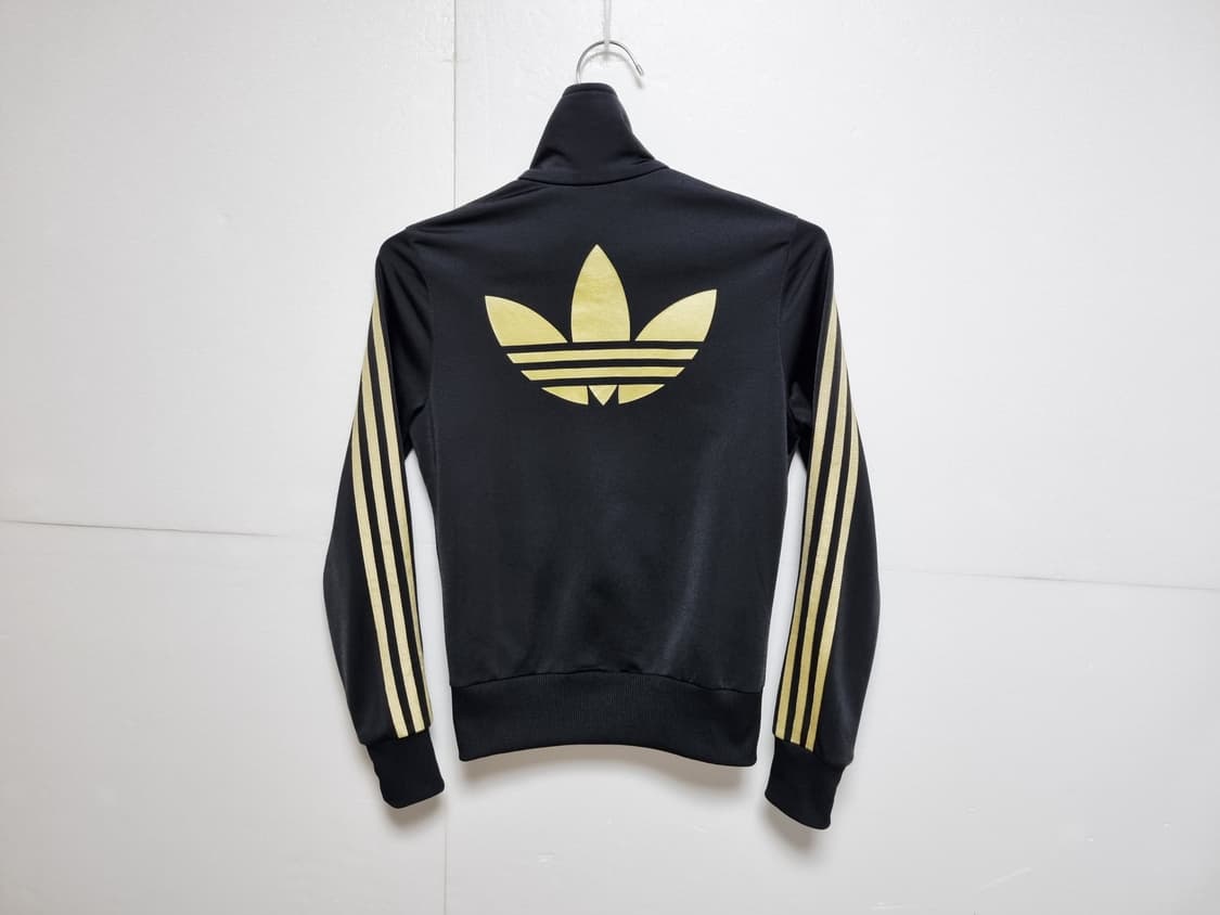 여성 레어색상 아디다스 파이어버드 블랙 골드 검골 검정 트랙탑 져지 저지 상품이미지2