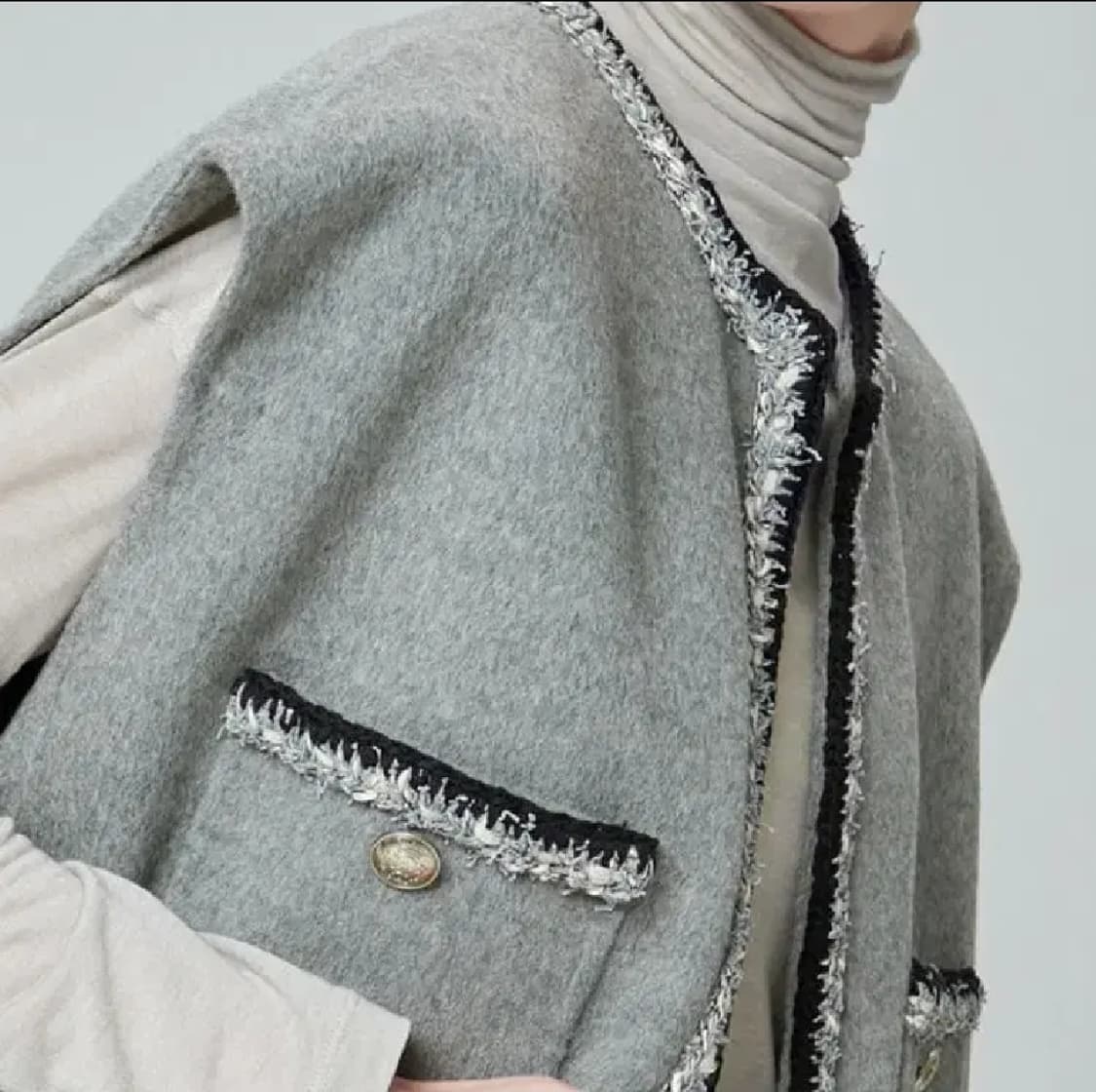 여성 55size 시스템 브레이드 라인 베스트 조끼 상품이미지4