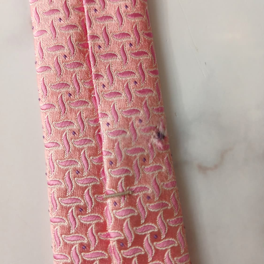 에스.티. 듀퐁 실크 핑크 패턴 넥타이 8.6cm B등급 A19555 상품이미지9