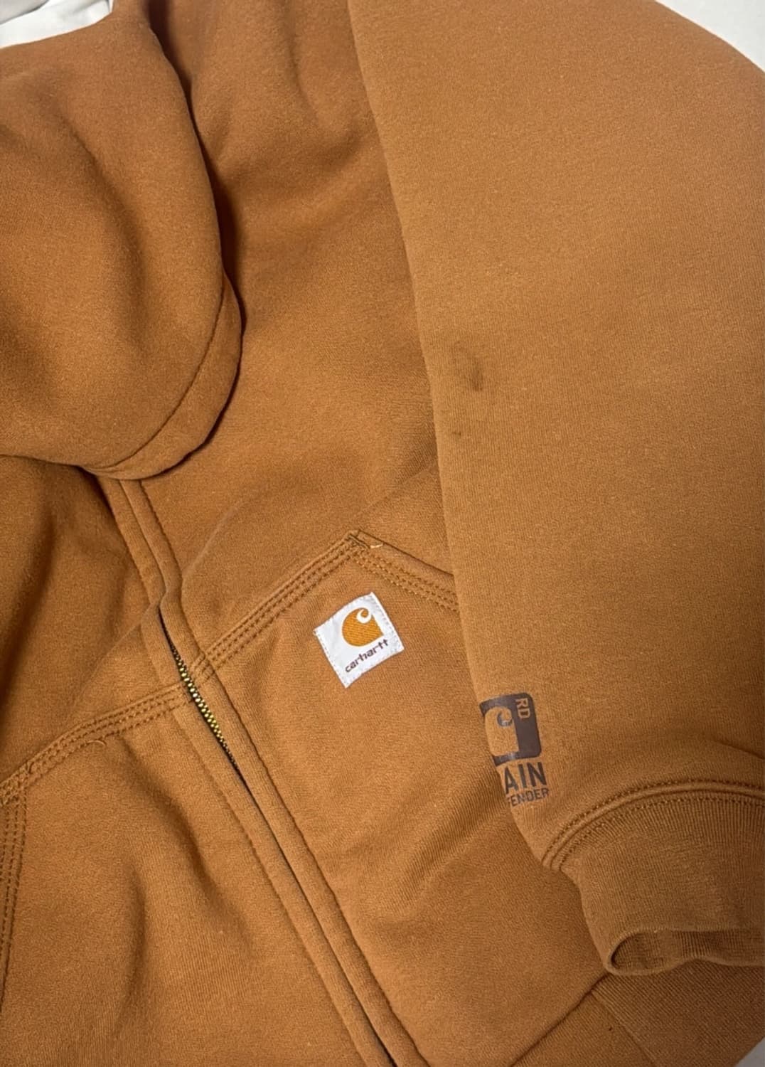 칼하트 브라운 후드집업 L 사이즈  상품이미지2
