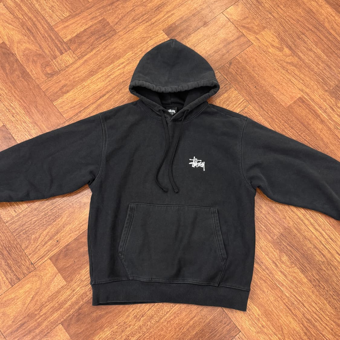 L Stussy 스투시 베이직 후드 티셔츠  상품이미지2