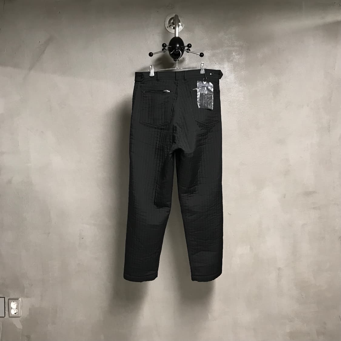 꼼데가르송 옴므 플러스 블랙 누빔 팬츠 M 상품이미지6