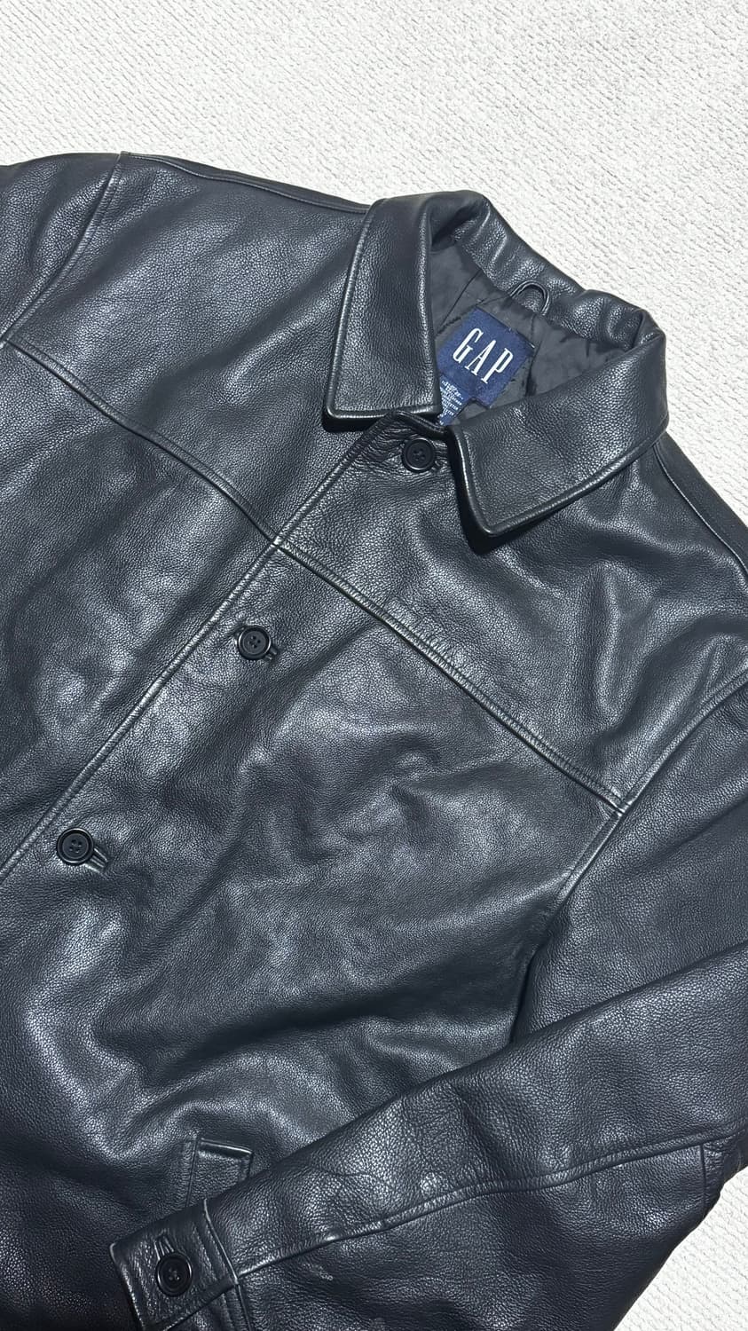 90s 올드 갭 카우레더 카코트 XL 상품이미지2