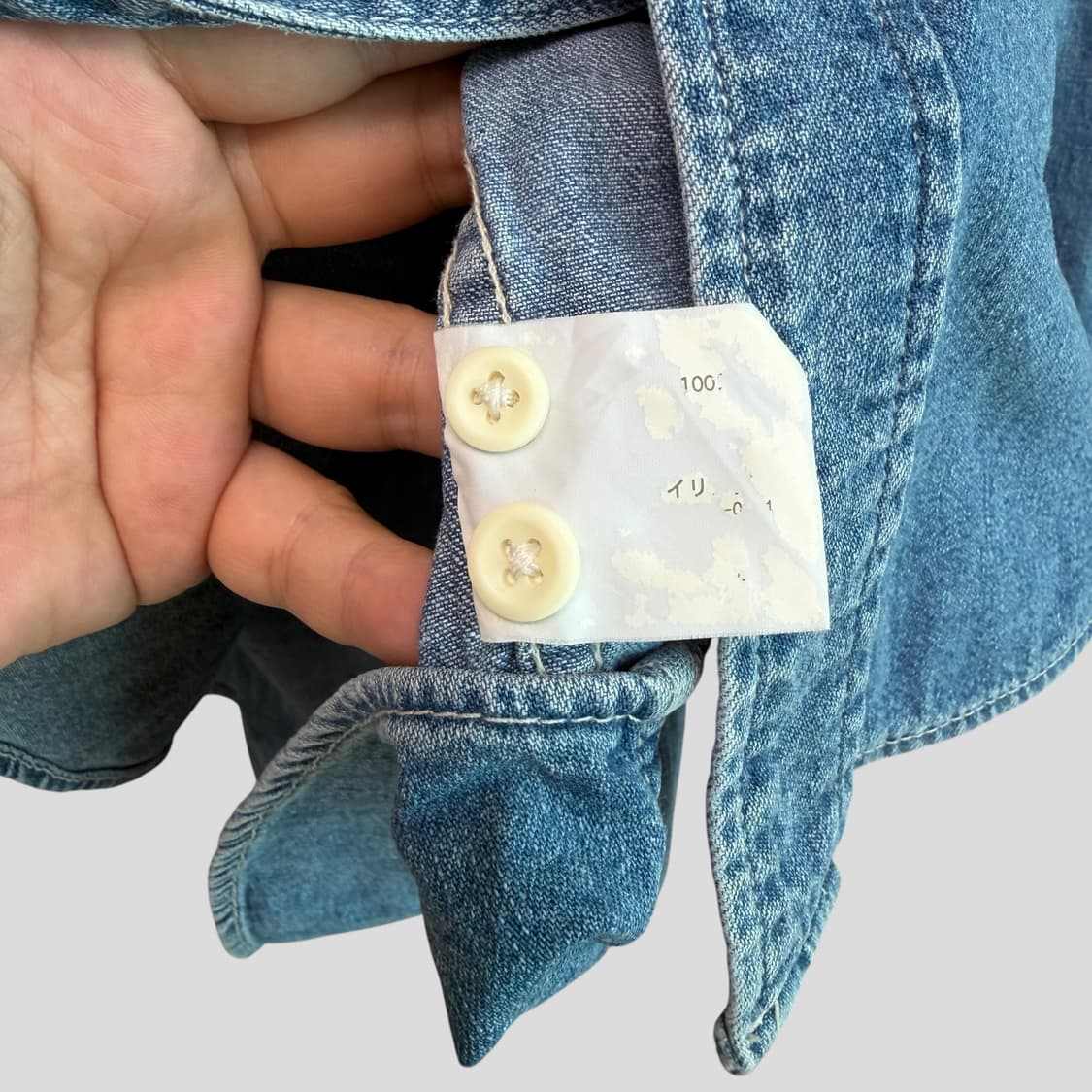 (XL)올드 유니클로 데님셔츠 상품이미지9