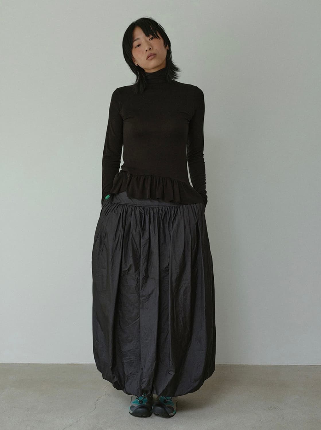 노컨텐츠 벌룬 롱스커트 상품이미지2