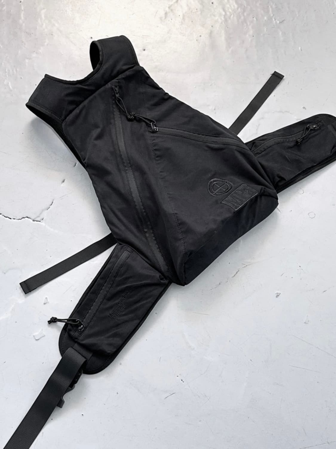 플라스틱프로덕트 백팩 MPa CHEST BELT BAG (BLACK) 상품이미지2
