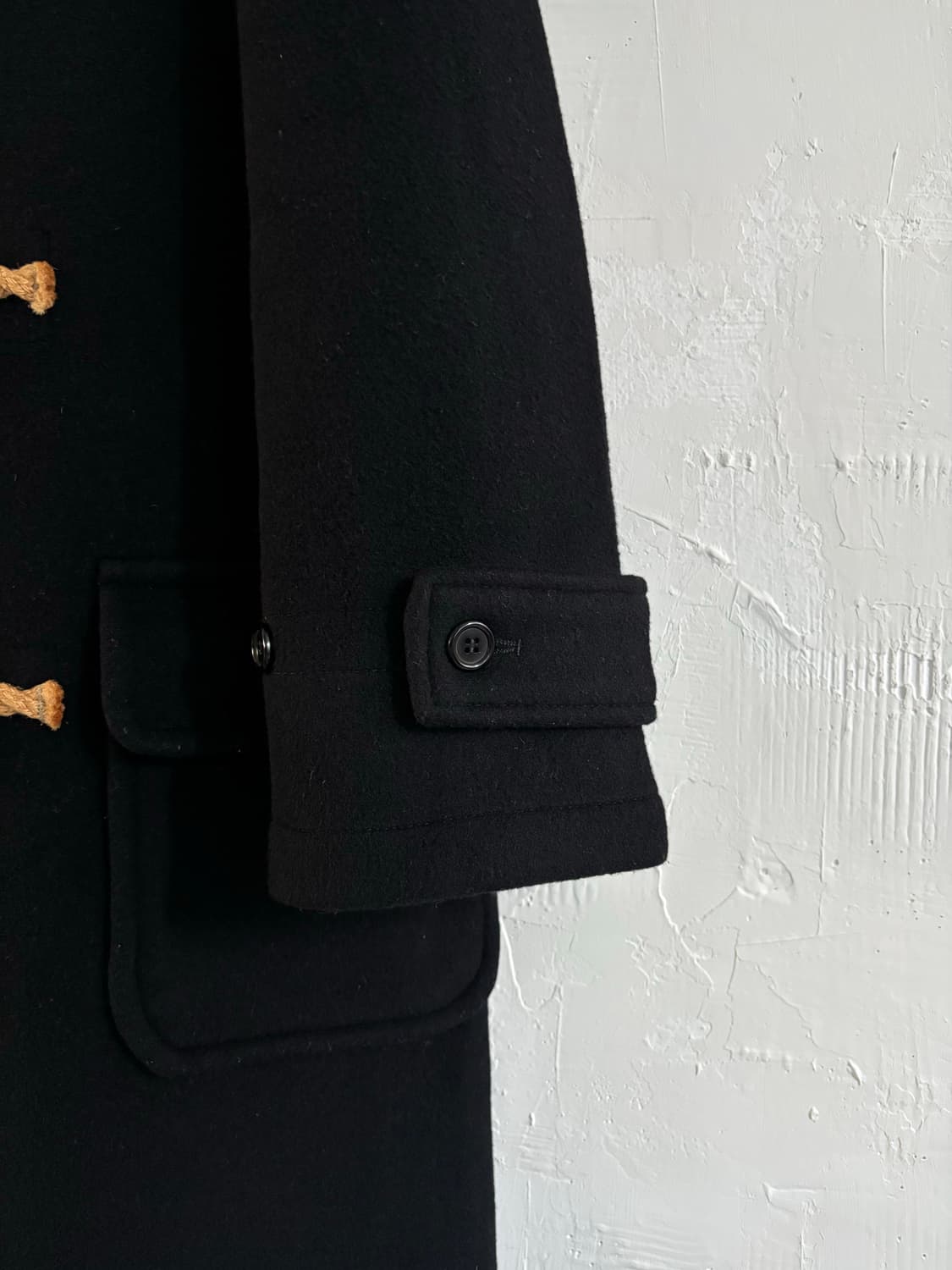 Margaret Howell 마가렛호웰 블랙 더플 코트 상품이미지6