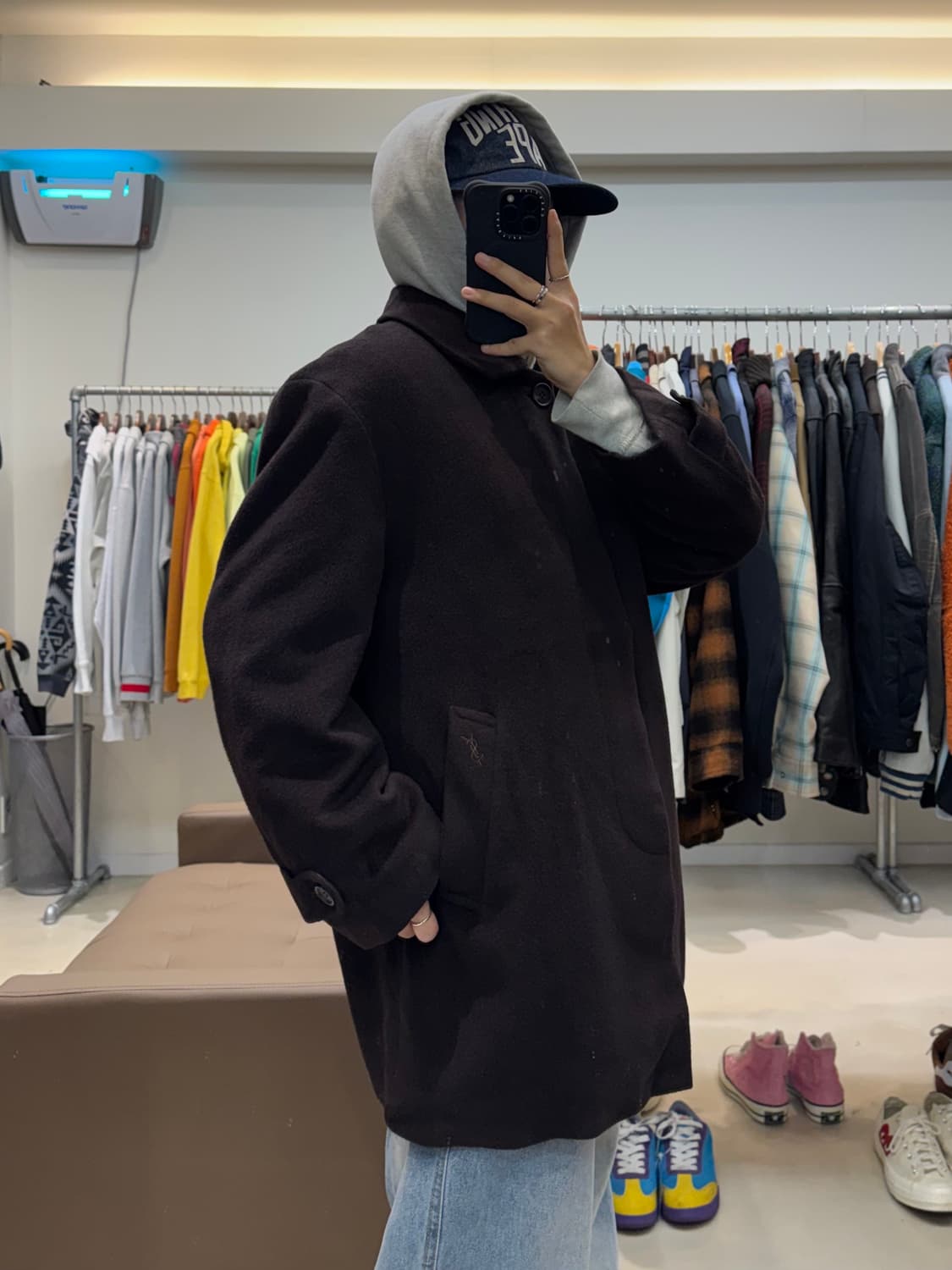 입생로랑 캐시미어 코트 상품이미지7