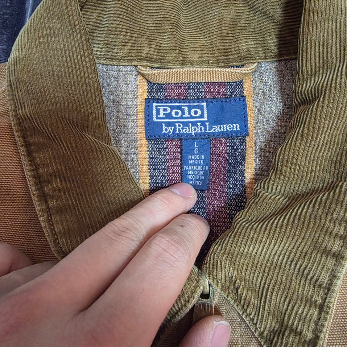 폴로 무신사에디션 워크자켓 L 상품이미지4