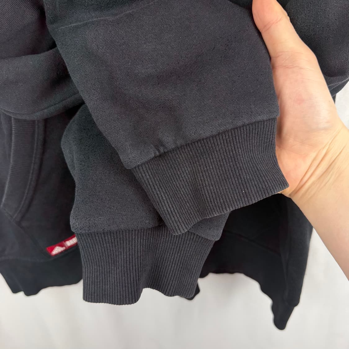 (100) 아디다스 배스킷볼 백로고 후드집업 블랙 상품이미지4