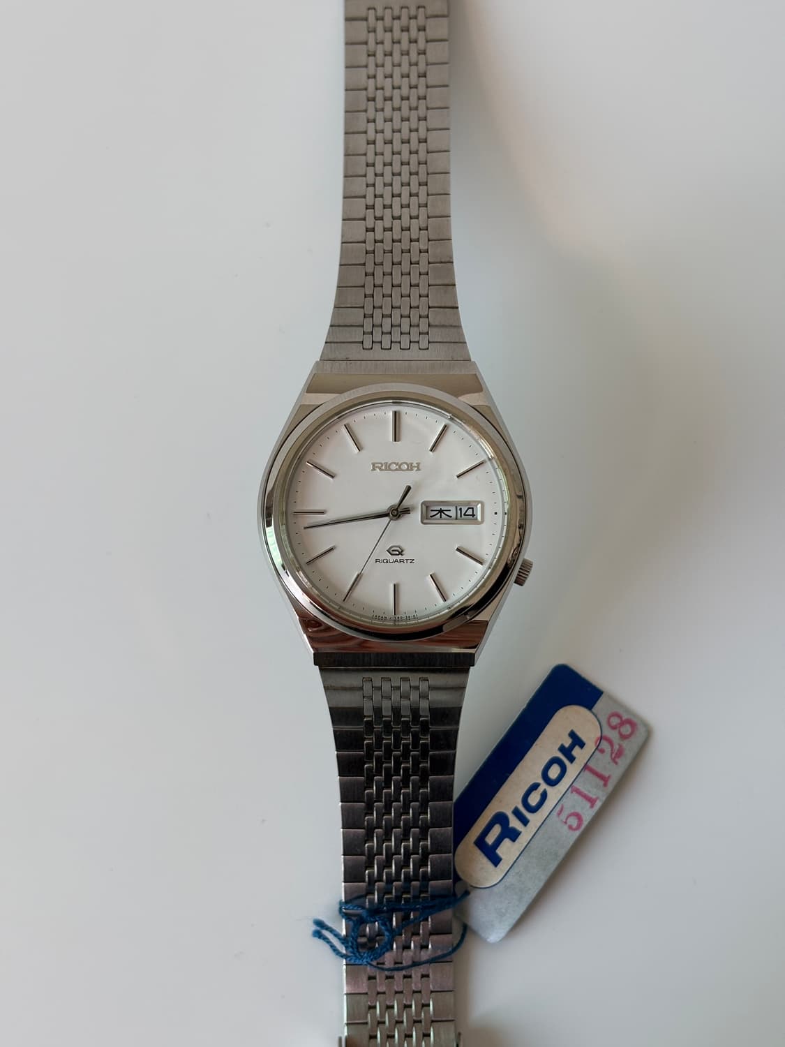 1980s White Dial Silver Riquartz 상품이미지3