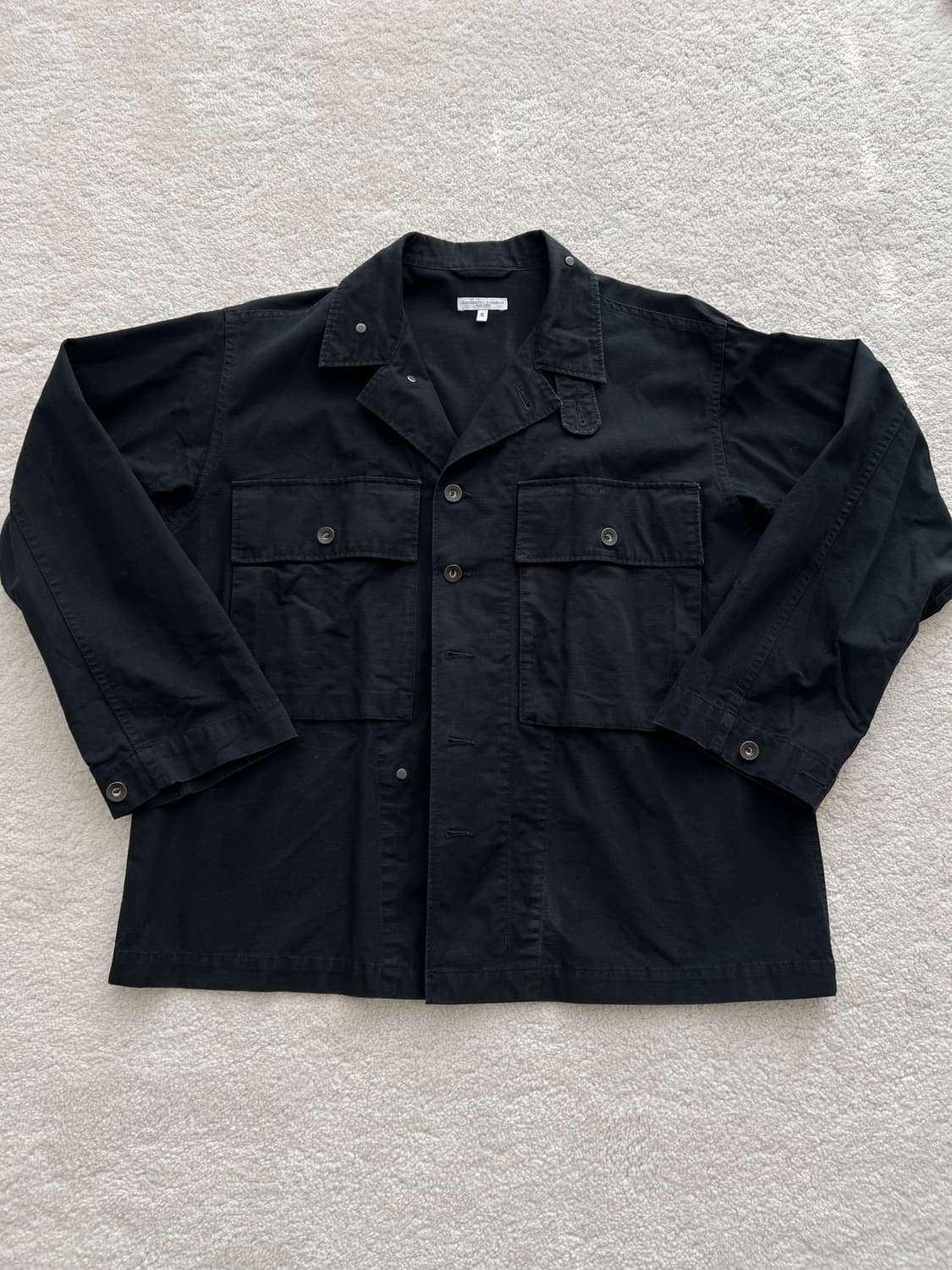 엔지니어드 가먼츠 립스탑 블랙 m43 셔츠 자켓 상품이미지1