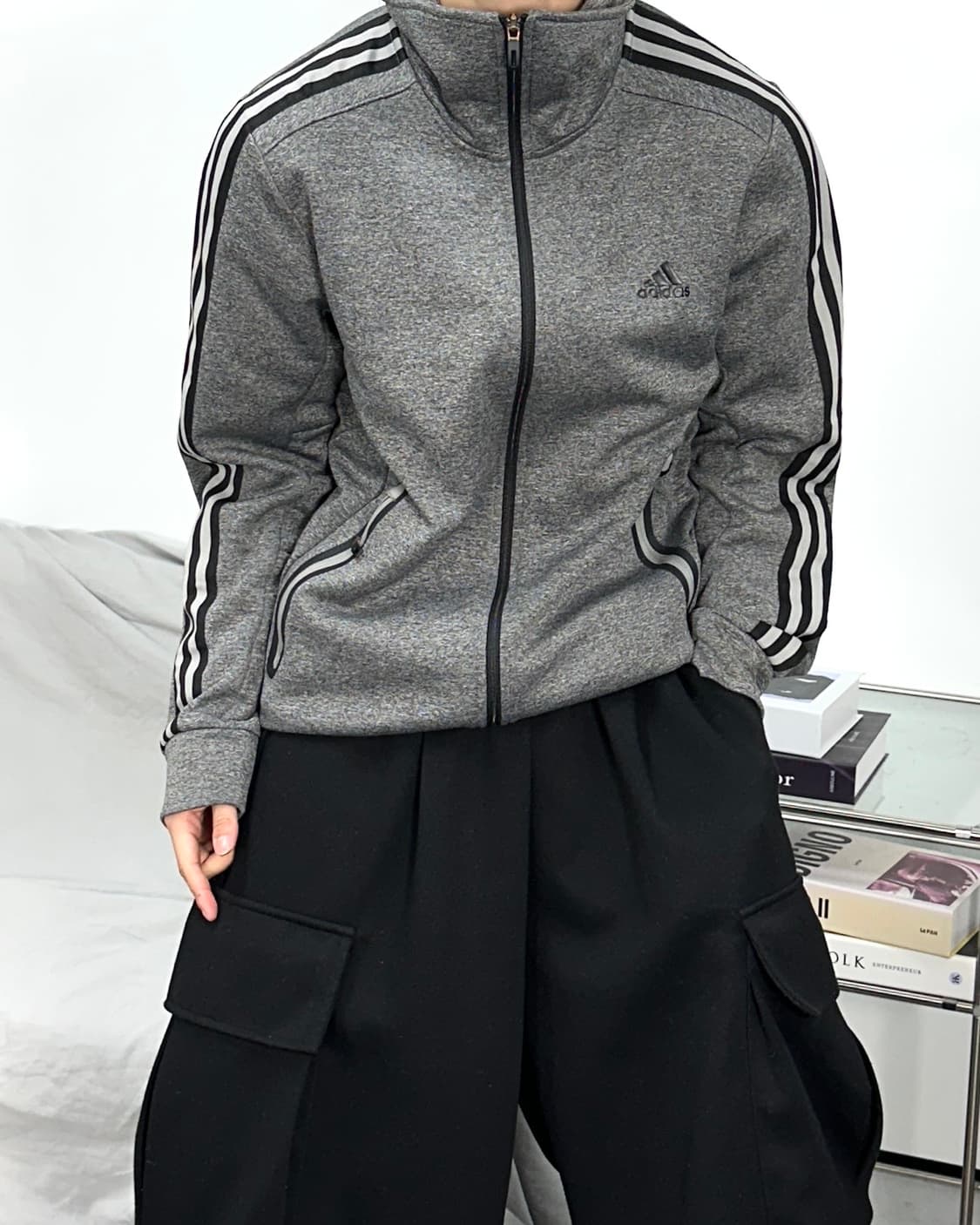아디다스 그레이 트랙탑 져지 상품이미지2