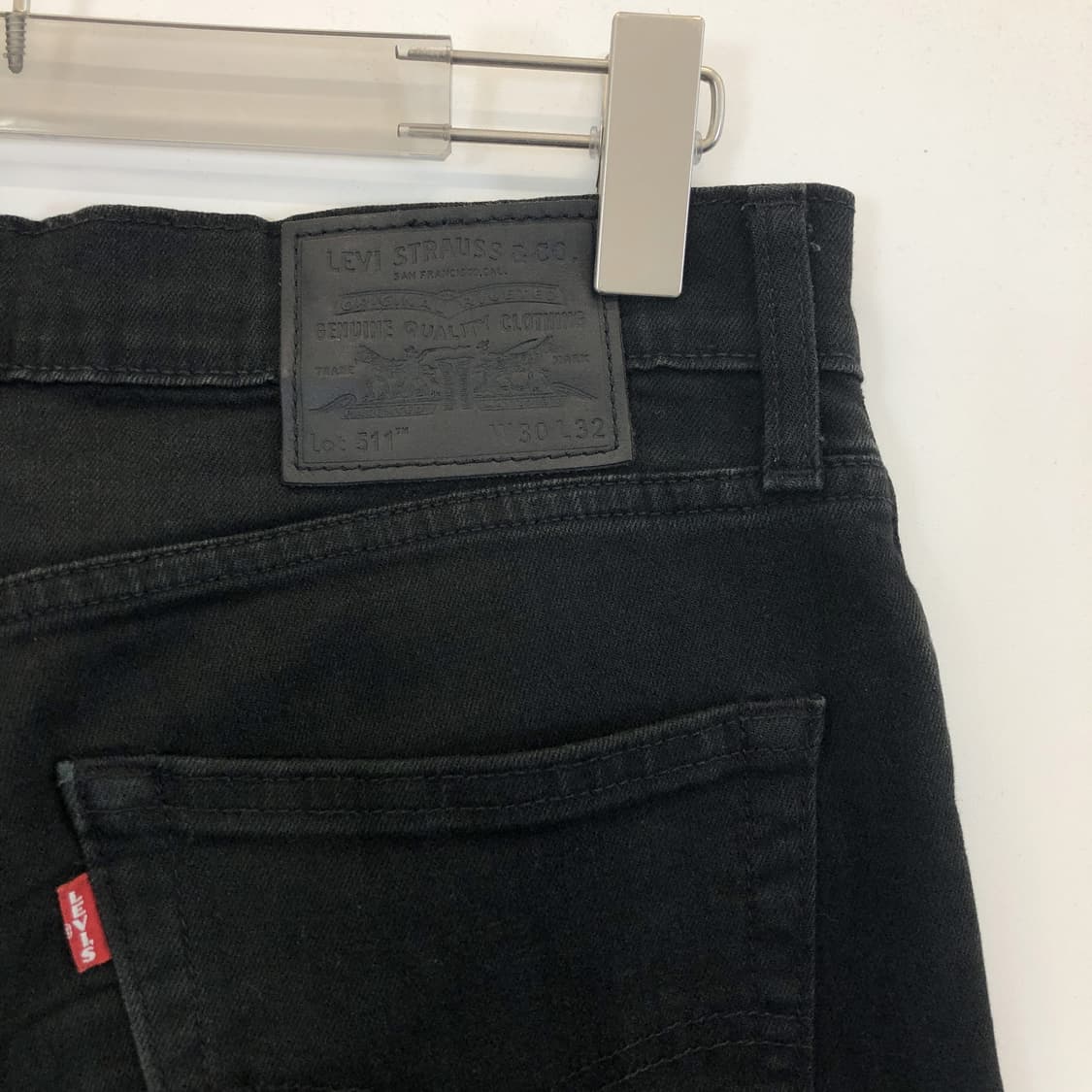 리바이스 511 프리미엄빅E탭 블랙 데님진 30 인치  상품이미지3