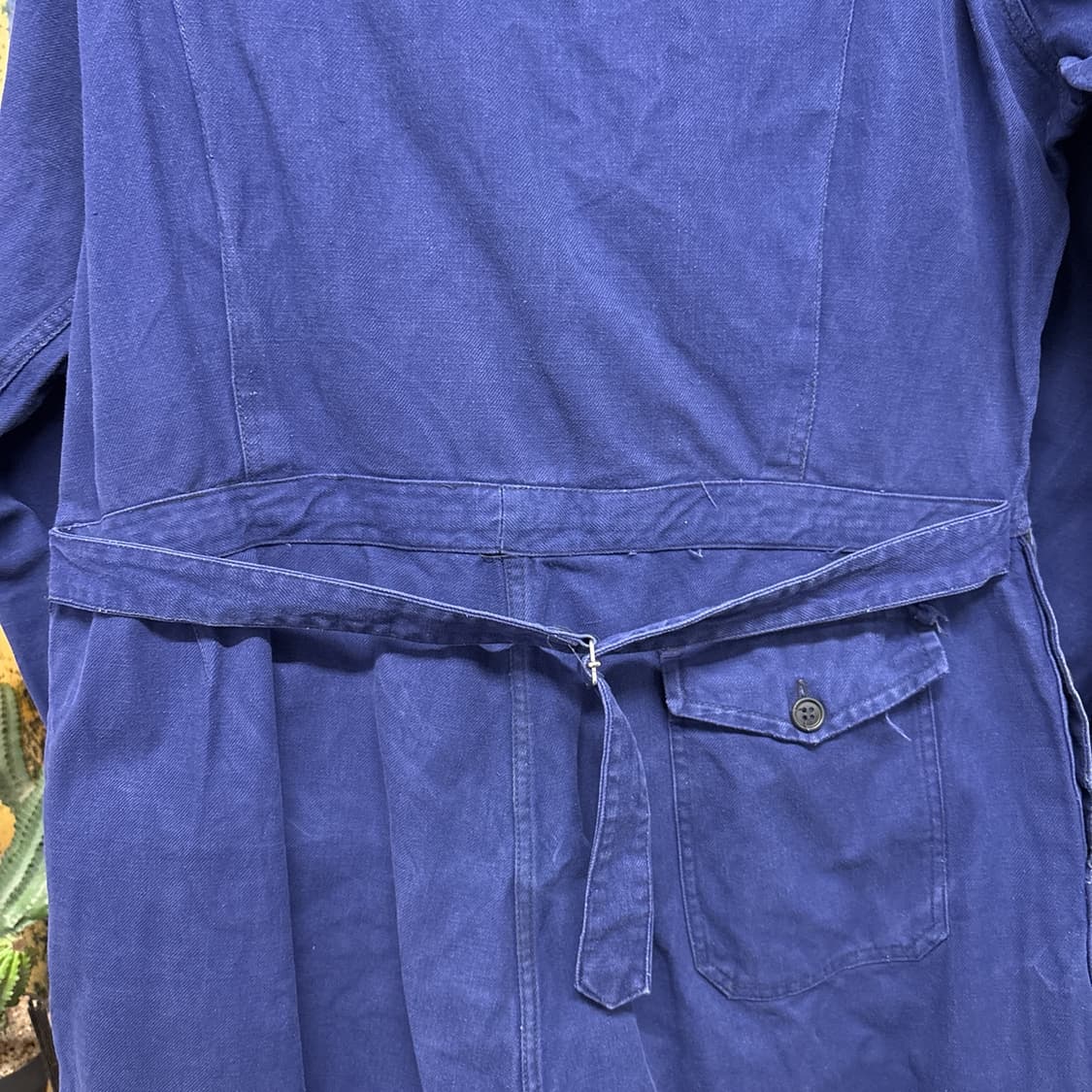 80~90s 프렌치 워크웨어 코튼트윌 커버올 점프수트 N982 상품이미지9