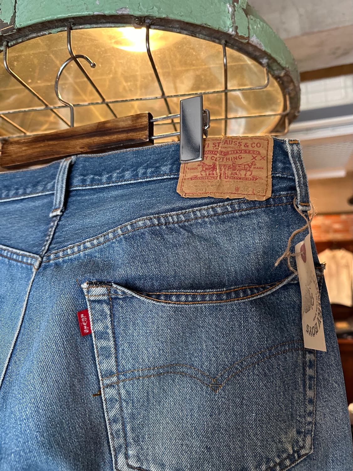 80s USA Levis 501 Selvedge Denim Pants 상품이미지5