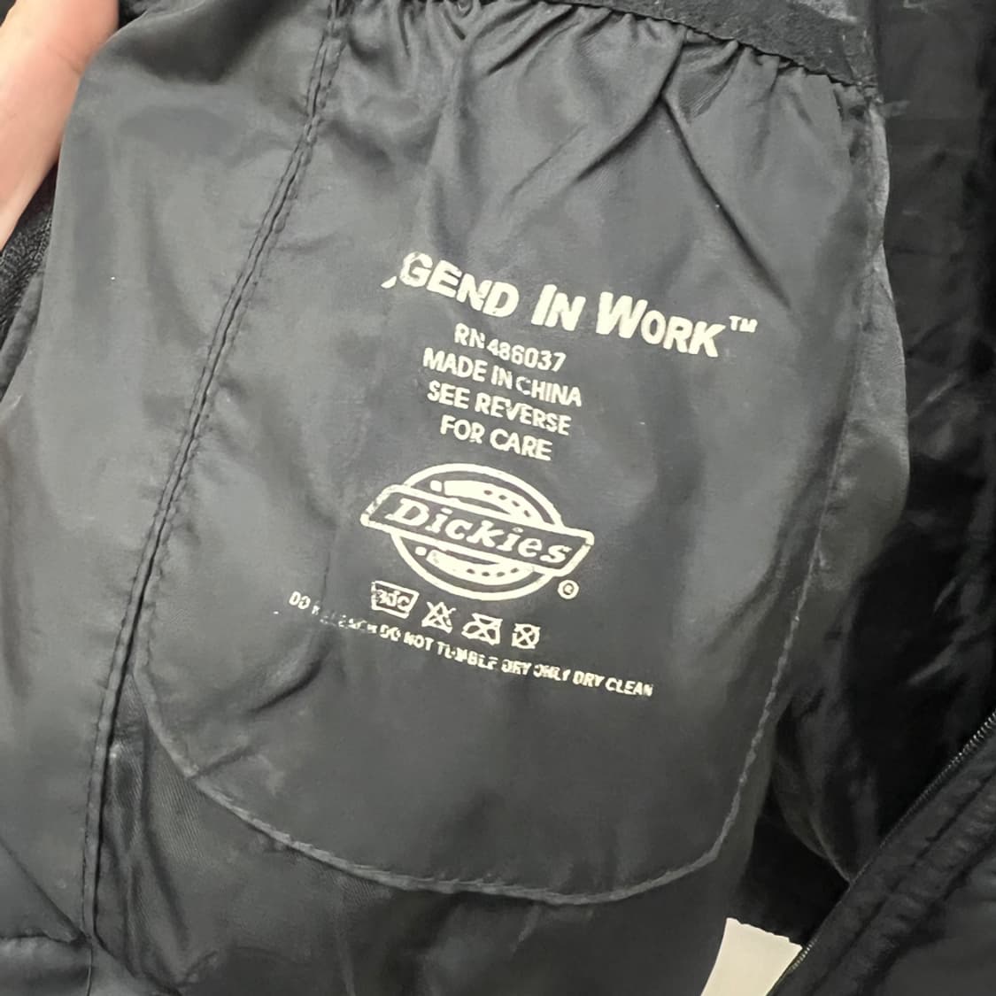 디키즈 백로고 패딩 점퍼 L 상품이미지5