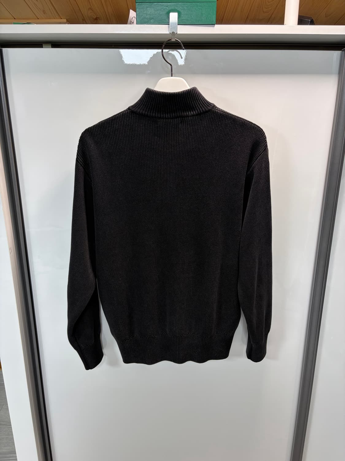 자라 워시드 니트 집업 M 상품이미지2