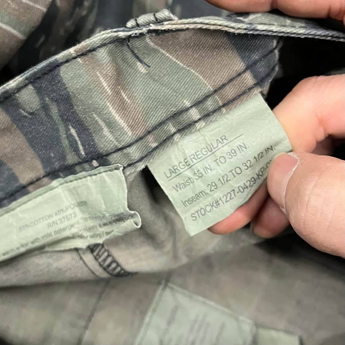 Rothco 타이거 카모 BDU 팬츠 (~39“) 상품이미지7