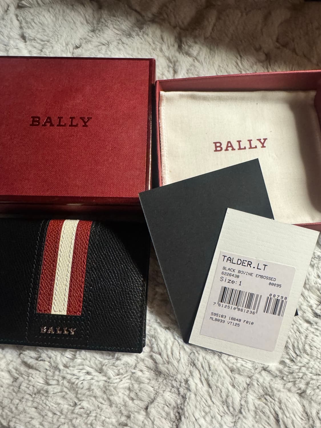 Bally 발리 TALDER 카드지갑 블랙 상품이미지1