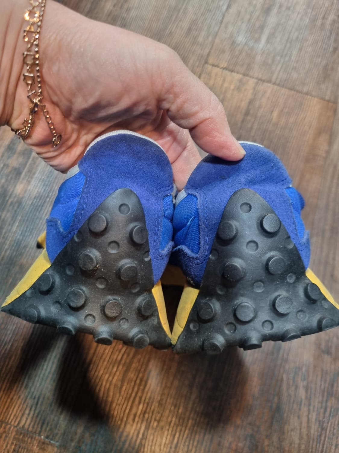 뉴발란스 327 블루/옐로우 225mm 운동화 상품이미지4