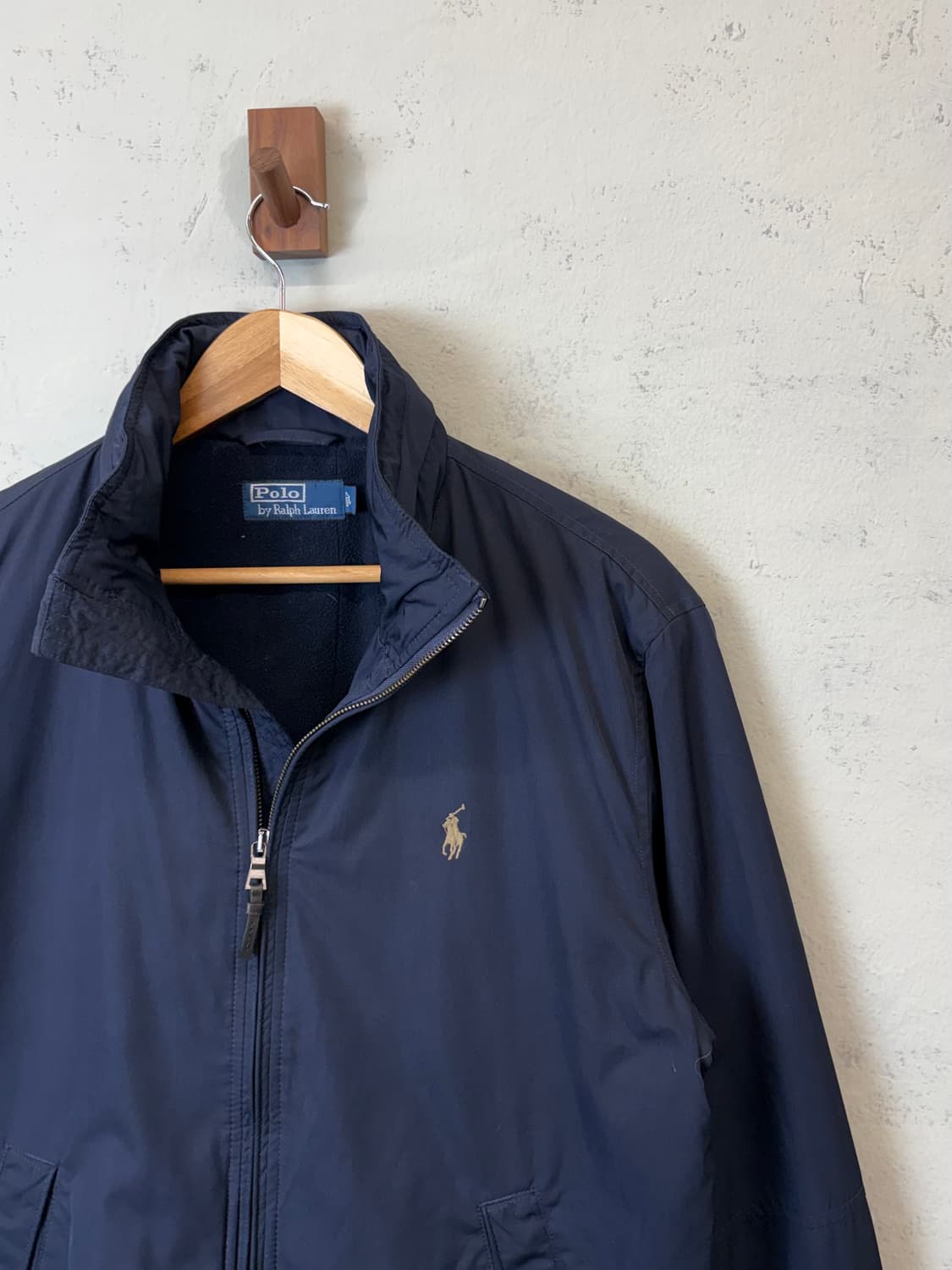 폴로랄프로렌 모크넥 폴리쉘 페리자켓 네이비 상품이미지2