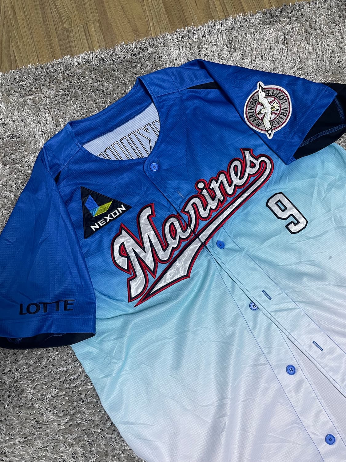 일본프로야구 지바롯데 자수 유니폼 사이즈 110 상품이미지2