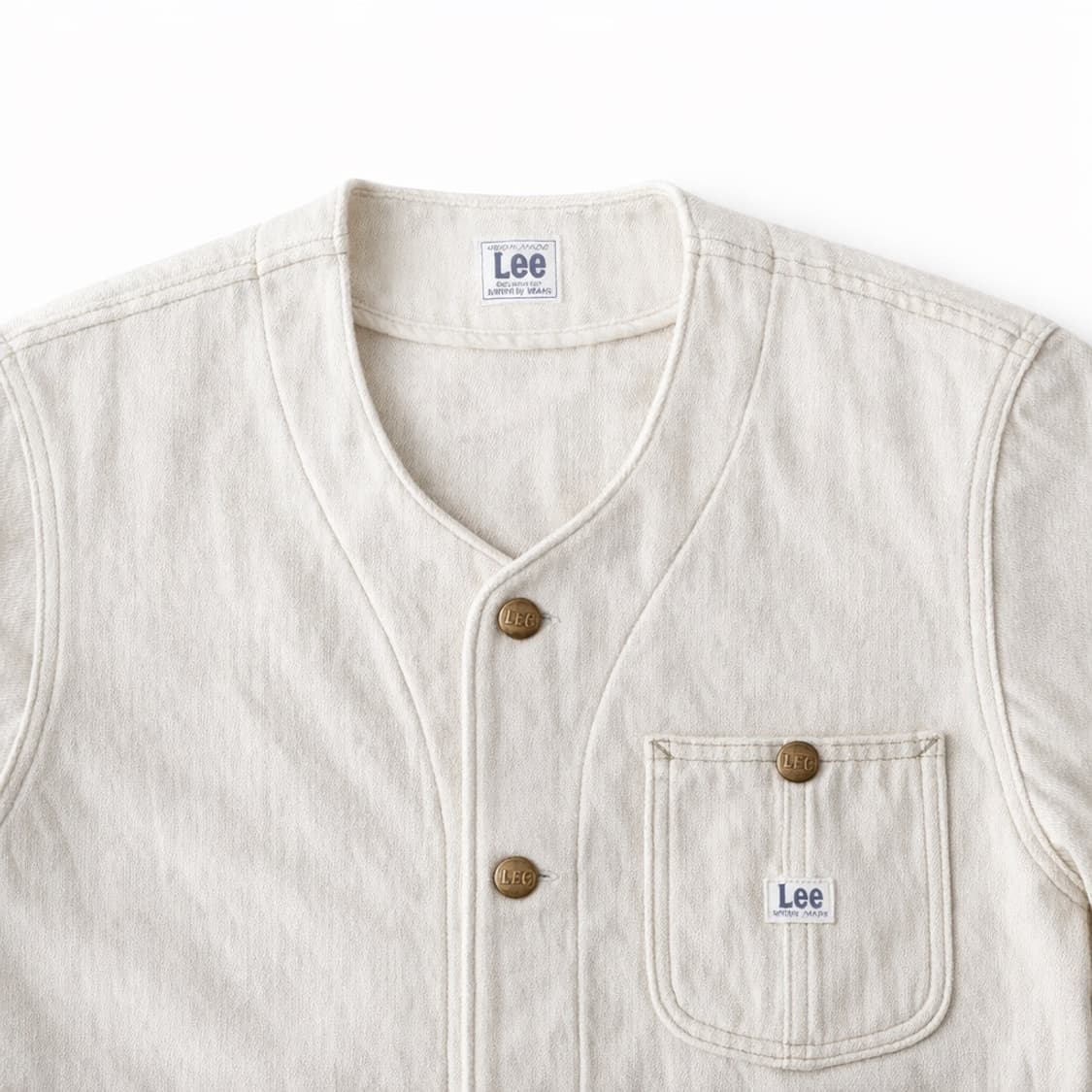 Lee x Beams 노카라 커버올 자켓 상품이미지2