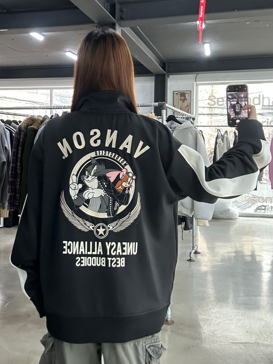 벤슨 X 톰과제리 자수 투웨이 트랙집업 져지 상품이미지1